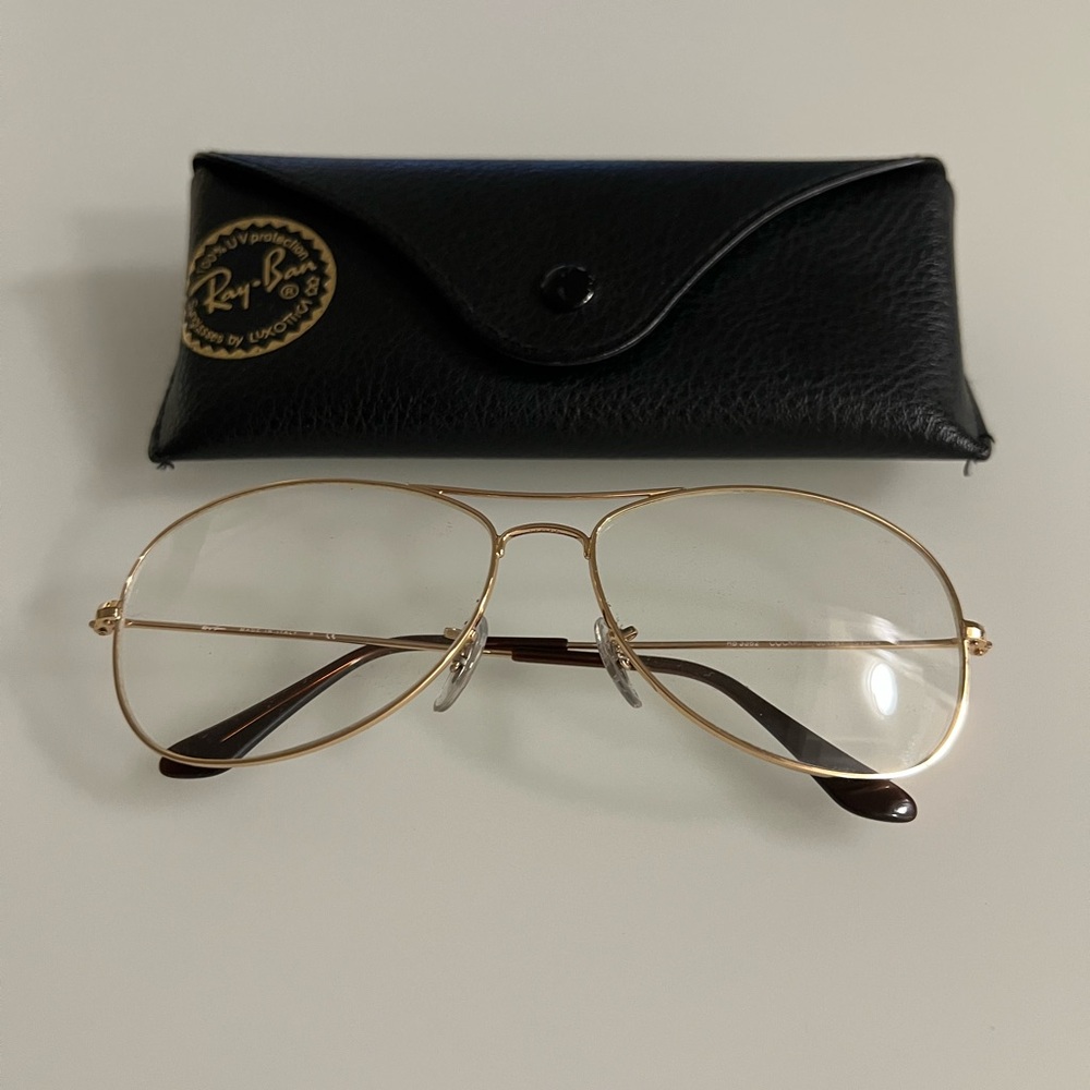 Ray-Ban Gold Aviator +1.5 Reading Glasses